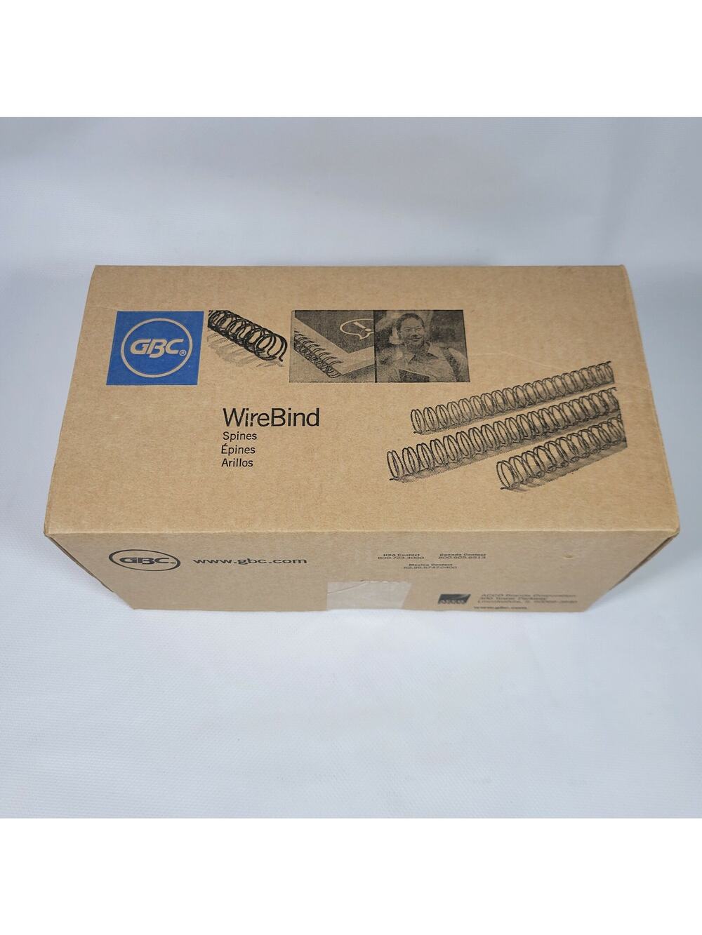 NEW GBC WireBind Binding Spines 1/2" / 12MM SILVER 100 Pack - Binding Spines
